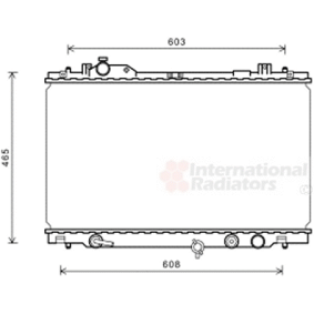 Achetez des Radiateur du moteur VAN WEZEL 53002666 à prix pour 407,75 €