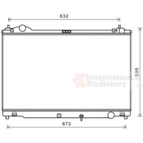 Achetez des Radiateur du moteur VAN WEZEL 53002694 à prix pour 264,40 €