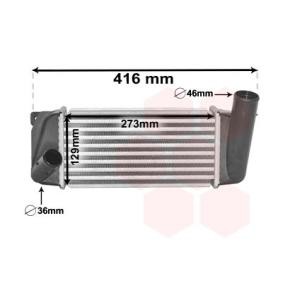 Achetez des Intercooler VAN WEZEL 53004668 à prix pour 206,10 €