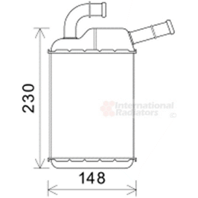 Acquista Scambiatore calore per riscaldamento abitacolo da VAN WEZEL 58006355 a buon mercato per soli 104,81 €