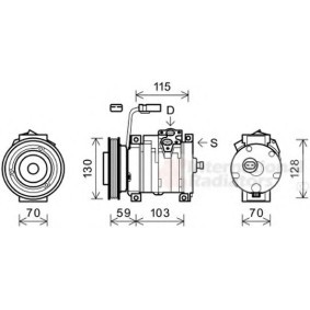 Acquista Compressore aria condizionata da VAN WEZEL 0700K117 a buon mercato per soli 559,71 €