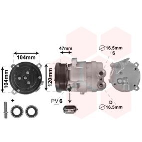 Acquista Compressore aria condizionata da VAN WEZEL 0800K054 a buon mercato per soli 441,94 €