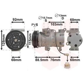 Acquista Compressore aria condizionata da VAN WEZEL 2700K251 a buon mercato per soli 325,65 €