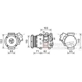 Acquista Compressore aria condizionata da VAN WEZEL 5300K659 a buon mercato per soli 901,11 €