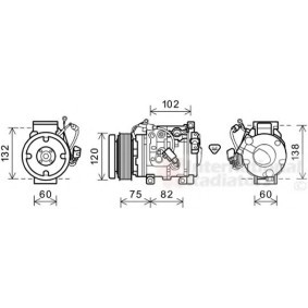Acquista Compressore aria condizionata da VAN WEZEL 5300K664 a buon mercato per soli 1155,20 €