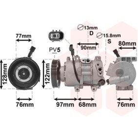 Acquista Compressore aria condizionata da VAN WEZEL 8200K273 a buon mercato per soli 583,59 €