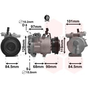 Acquista Compressore aria condizionata da VAN WEZEL 8300K261 a buon mercato per soli 465,93 €