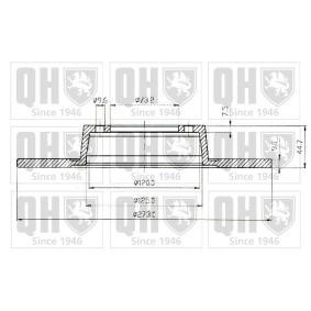 Comprar Disco de freno de QUINTON HAZELL BDC1006 a bajo precio de 31,75 €