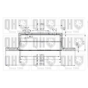 Bremsscheiben von QUINTON HAZELL für Carlton Mk2 Limousine günstig online kaufen
