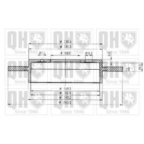 Achetez des Disque de frein QUINTON HAZELL BDC3836 à prix pour 30,96 €