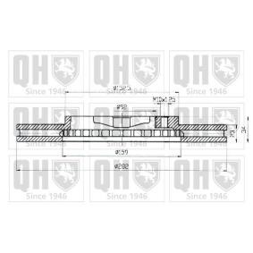Comprar Disco de freno de QUINTON HAZELL BDC4358 a bajo precio de 49,11 €