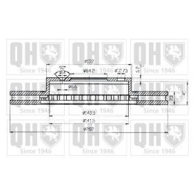 Achetez des Disque de frein QUINTON HAZELL BDC4374 à prix pour 22,69 €