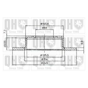 Comprar Disco de freno de QUINTON HAZELL BDC5182 a bajo precio de 35,95 €