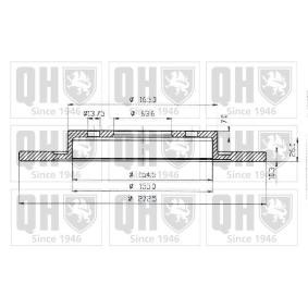 Achetez des Disque de frein QUINTON HAZELL BDC3729 à prix pour 29,00 €