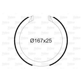 Comprar Zapata de freno de mano de VALEO 564149 a bajo precio de 61,76 €