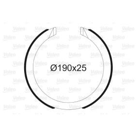 Comprar Zapata de freno de mano de VALEO 564197 a bajo precio de 61,74 €