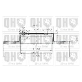 Comprar Disco de freno de QUINTON HAZELL BDC4812 a bajo precio de 30,96 €