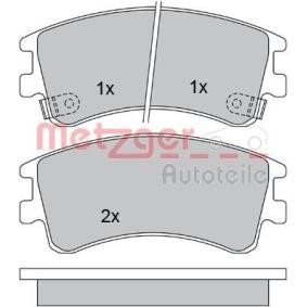 Achetez des Plaquettes de frein METZGER 1170200 à prix pour 44,07 €