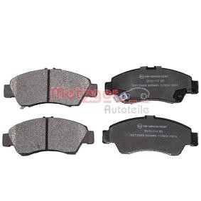 Acquista Kit pastiglie freni da METZGER 1170230 a buon mercato per soli 27,57 €