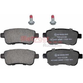 Compre Pastilhas de travão da METZGER 1170300 a um preço baixo por 32,40 €