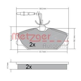 Bremsbeläge 1170301 von METZGER günstig für 27,02 € online kaufen
