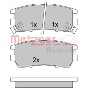 Acquista Kit pastiglie freni da METZGER 1170529 a buon mercato per soli 24,67 €