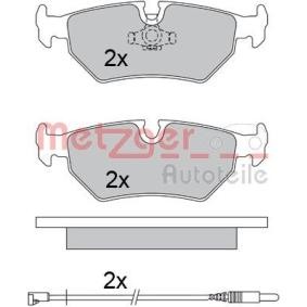 Bremsbeläge von METZGER 1170572