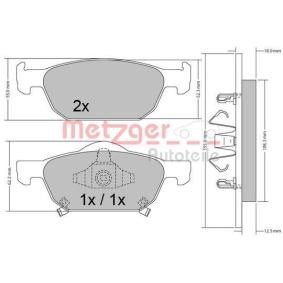 Comprar Juego de pastillas de freno de METZGER 1170594 a bajo precio de 45,87 €