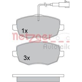 Achetez des Plaquettes de frein METZGER 1170634 à prix pour 26,91 €