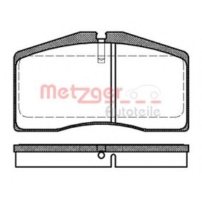 Bremsbeläge von METZGER 1170728