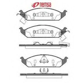Achetez des Plaquettes de frein METZGER 1170736 à prix pour 72,85 €