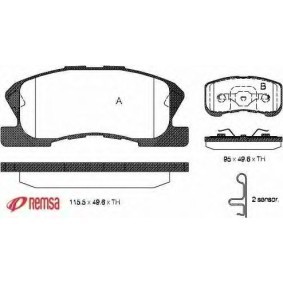 Bremsbeläge für DAIHATSU von METZGER
