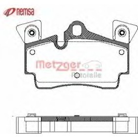 Bremsbeläge von METZGER 1170762