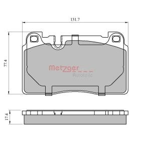 Acquista Kit pastiglie freni da METZGER 1170789 a buon mercato per soli 41,66 €