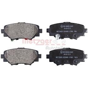 Achetez des Plaquettes de frein METZGER 1170801 à prix pour 40,89 €