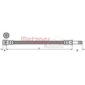 Achetez des Flexible de frein METZGER 4110449 à prix pour 14,17 €