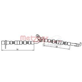 Comprar Latiguillo de freno de METZGER 4110709 a bajo precio de 35,81 €
