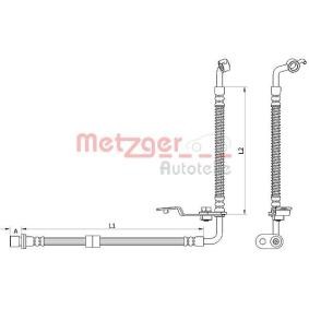 Achetez des Flexible de frein METZGER 4110878 à prix pour 36,70 €