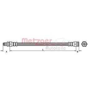 Achetez des Flexible de frein METZGER 4114090 à prix pour 18,79 €