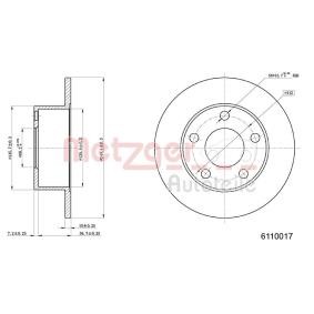 Bremsscheibe 6110017 für SUPERB Kombi (3T5) für 25,72 CHF
