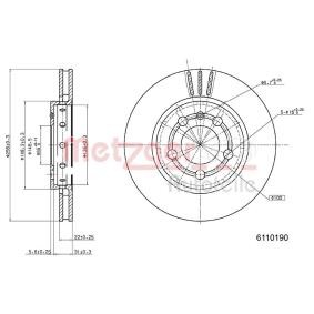 Bremsscheibe 6110190 für Octavia I Combi (1U5) für 22,13 CHF