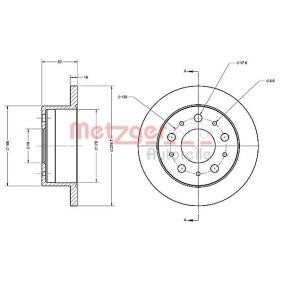 Achetez des Disque de frein METZGER 6110338 à prix pour 40,00 €