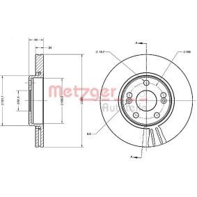 Bremsscheibe 6110386 von METZGER günstig für 35,82 € online kaufen