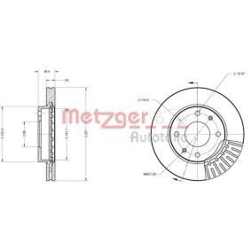 Achetez des Disque de frein METZGER 6110433 à prix pour 45,38 €