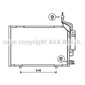 Achetez des Condenseur, climatisation PRASCO FD5597D à prix pour 216,26 €