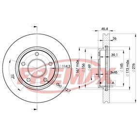Bremsscheibe von FREMAX
