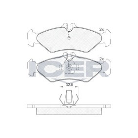 Bremsbeläge von ICER