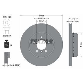 Comprar Disco de freno de TEXTAR 92219725 a bajo precio de 162,65 €