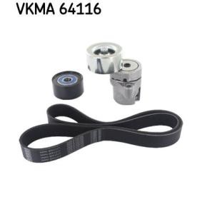 Achetez des Jeu de courroies trapézoïdales à nervures SKF VKMA 64116 à prix pour 206,08 €