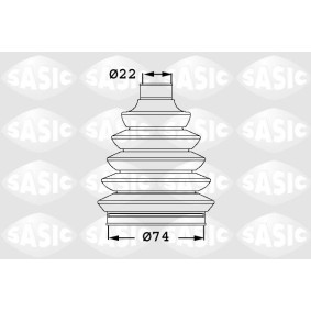 Acquista Kit cuffia, semiasse da SASIC 1906043 a buon mercato per soli 12,48 €